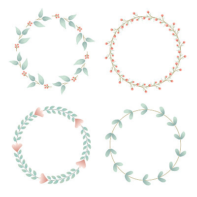 Flowers Frame Collection. Set of card with flowers for wedding invitations and birthday cards