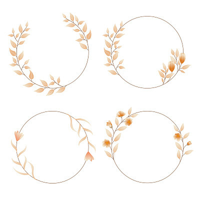 Flowers Frame Collection. Set of card with flowers for wedding invitations and birthday cards
