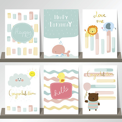 Light pink blue collection for banners, Flyers, Placards with li