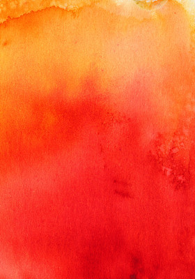 Hand painted red and orange gradient background