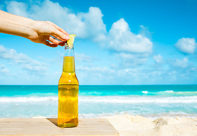 Beer at the beach