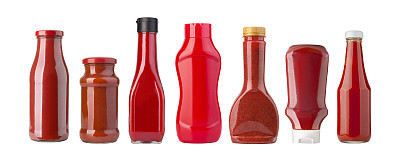 barbecue sauces in glass