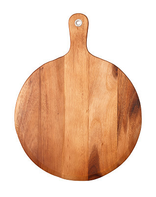 Pizza board isolated