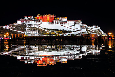 The scenery of Potala Palace