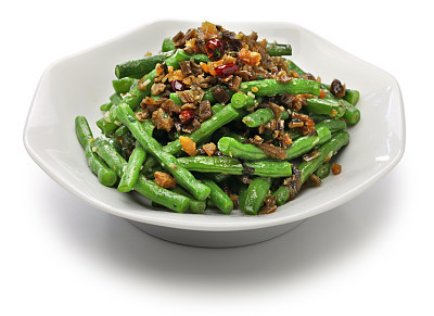 sichuan dry fried green beans