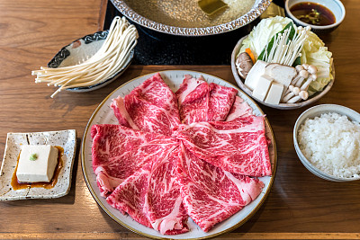 Wagyu beef Shabu hot pot set