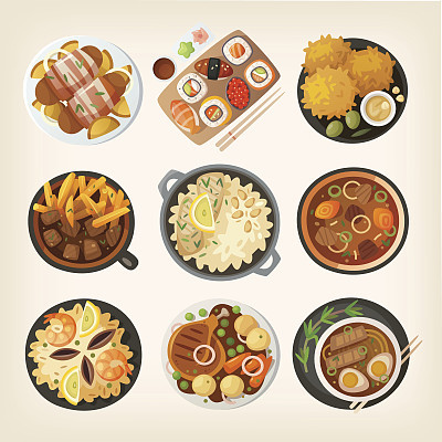 World dinners from top 2