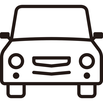 oncoming automobile