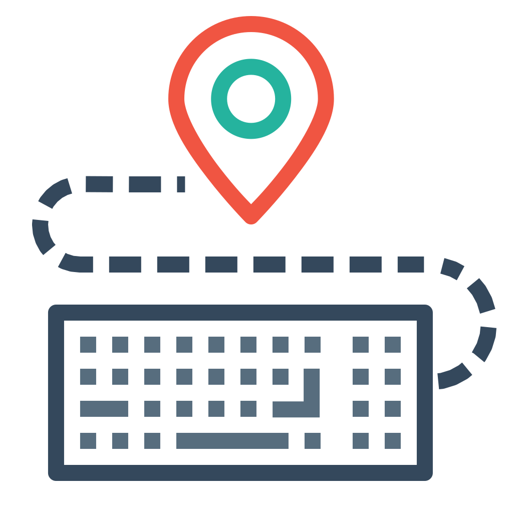 Keyboard, Device, Computer, Pin, Location, Holiday, Destination