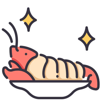 lobster on dish