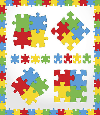 Jigsaw Puzzle Color set