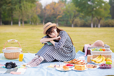 pretty girl in the park