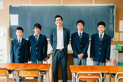 Japanese High School Class Photo