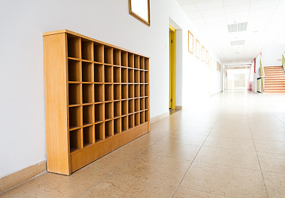 School hallway