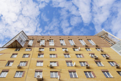 Windows of an apartment house
