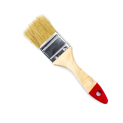 Paint brush isolated over white
