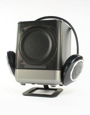 speaker and head phones
