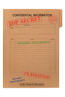 Top Secret Confidential file