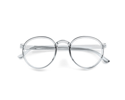 vintage glasses isolated on a white background