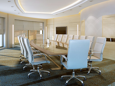 Modern meeting room
