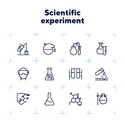 Scientific experiment icon
