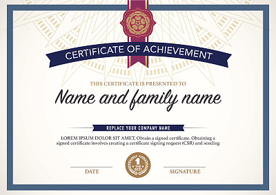 certificate design template.