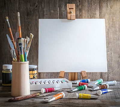 Artist's workshop.