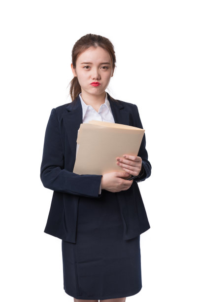 Dissatisfied Asian business woman