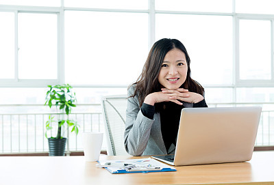 Businesswoman working in office