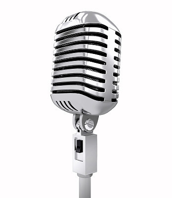 Retro microphone