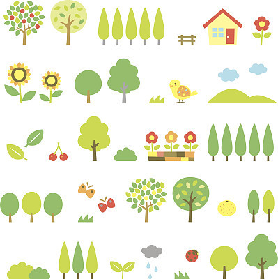 trees set