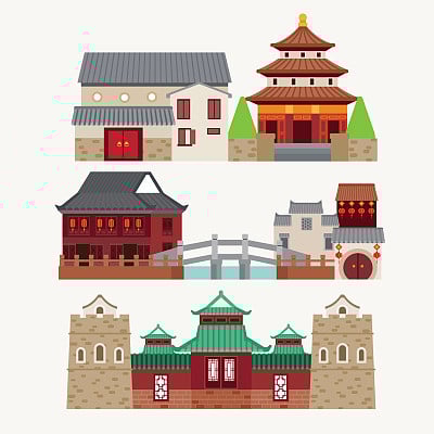 Vector of Chinatown