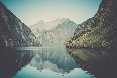 Milford Sound Landscape, South Island, New Zealand