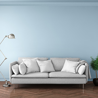 Interior hipster mock up wall background