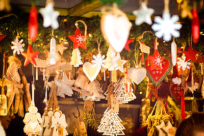 Shaped Christmas decorations