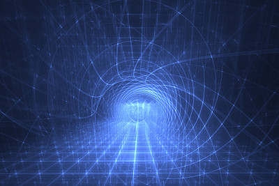 portal, abstract futuristic background