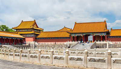 Gate of Supreme Harmony in the Forbidden City - Beijing