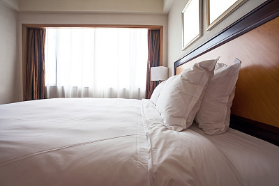bed in living room