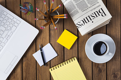 Work on the desk
