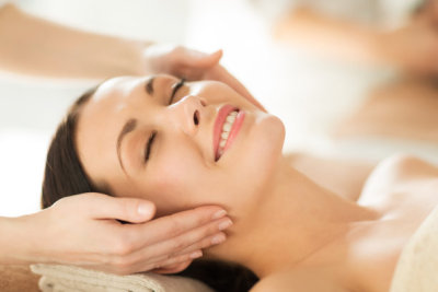 woman in spa