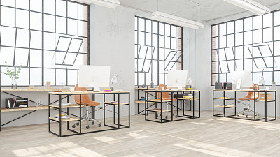 Modern open office space