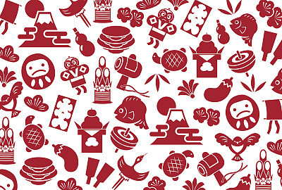 New Year's card background