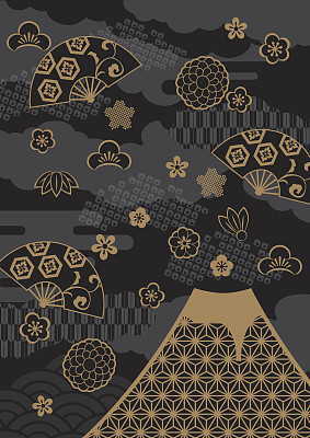 Pattern of beautiful Japanese