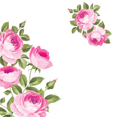 Background with roses