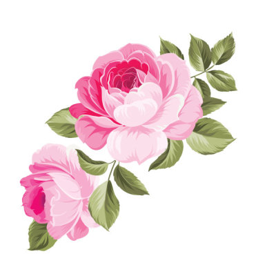 Background with roses