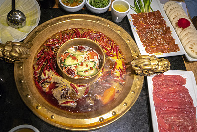 Chinese Sichuan hotpot