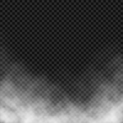 Vector effect of fog or white smoke