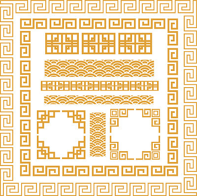 Chinese decorative frame