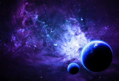 Alien World - Elements of this Image Furnished by NASA