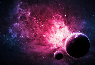 Alien World - Elements of this Image Furnished by NASA